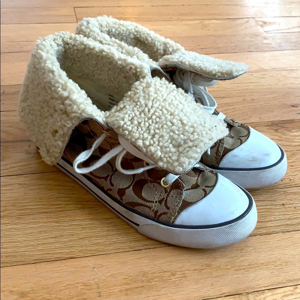 Coach high top sneakers